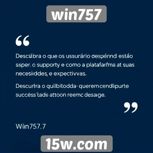 feedback dos usuários sobre o suporte do win757
